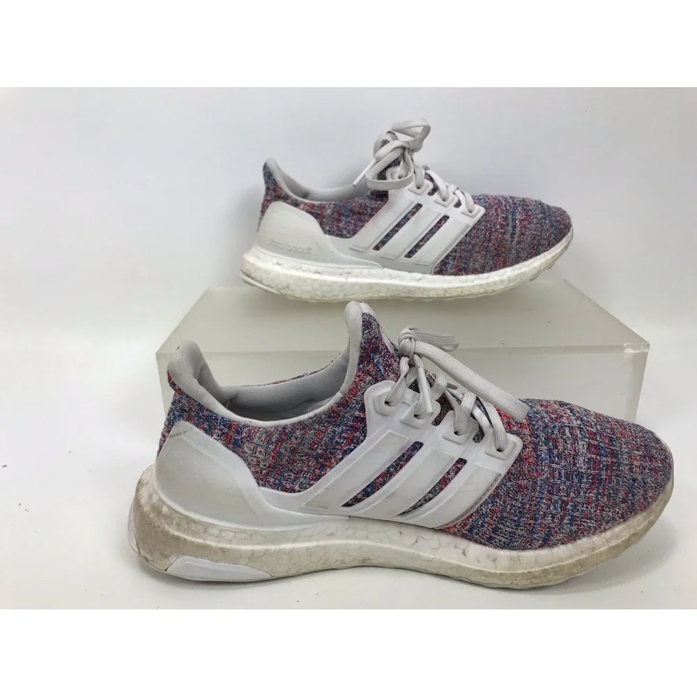 Adidas Ultraboost 4.0 White‎ Multicolor Men's Size 6 F34036 Ultra Boost Running
